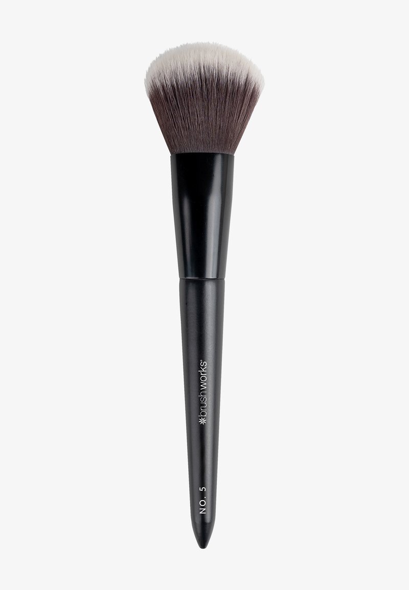 Brushworks - BRUSHWORKS NO. 5 POWDER BRUSH - Sminkaccessoar - black, Förstora