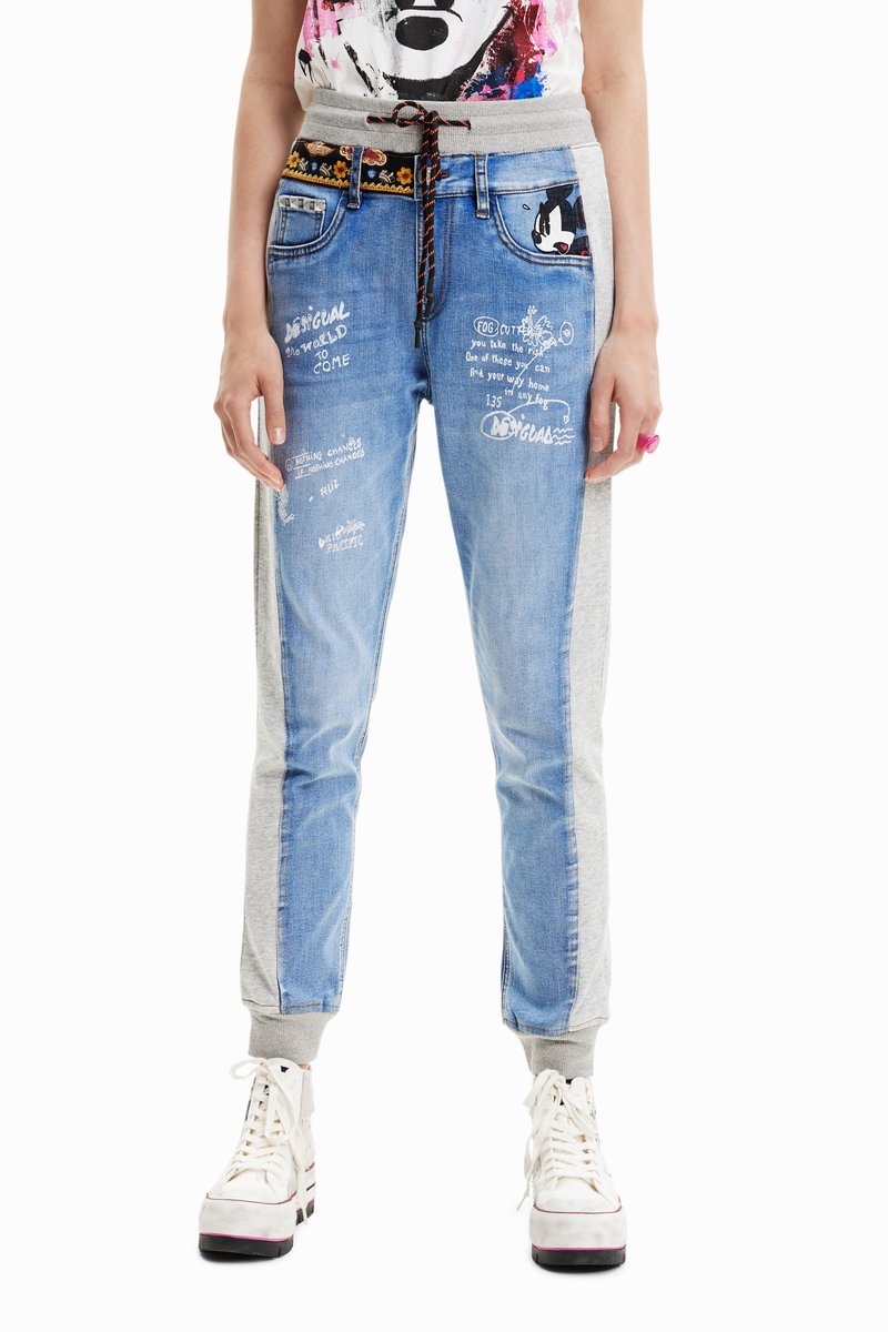 Desigual DISNEY Jeans Relaxed Fit denim light wash/blue denim