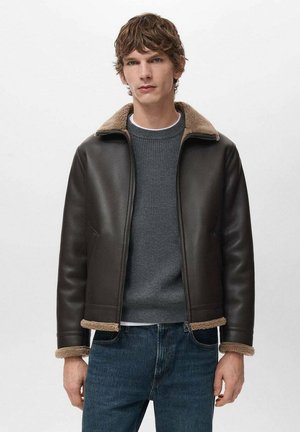Kunstlederjacke - brown