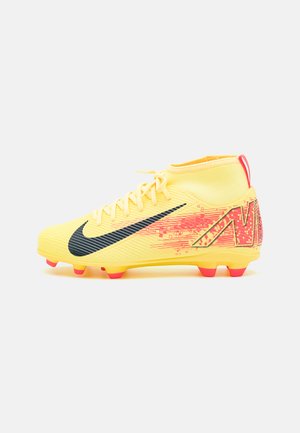 Nike Performance MERCURIAL SUPERFLY 10 CLUB UNISEX - Botines de fútbol para terreno firme - light laser orange/armory navy