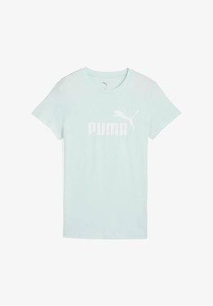 Világoskék, rövid ujjú pamut póló. Nagy fehér "PUMA" logóval és egy kis logóval a bal felső részen. Simaszerű tapintású.