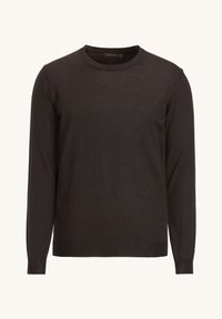 Oscar Jacobson MIGUEL ROUNDNECK - Maglione - brown flannel