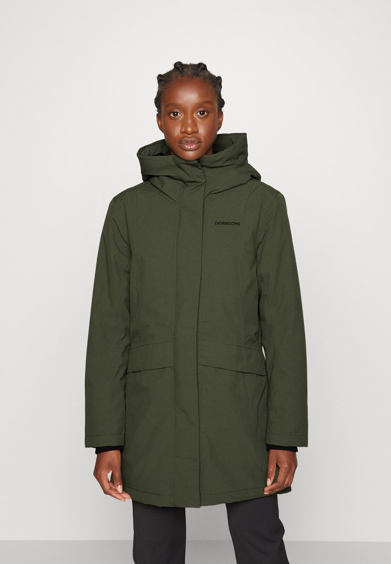 Didriksons CAJSA WOMEN Parka green/dark green Zalando.ie
