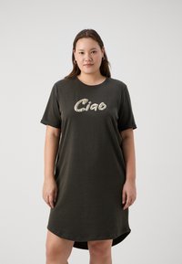 ONLY Carmakoma CARMICALA O NECK DRESS - Dienas kleita - phantom