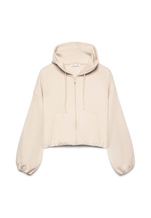 Terranova, FELPA TINTA UNITA - Felpa con zip - bianco