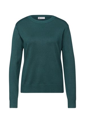 BASIC PULLOVER - Strickpullover - grün