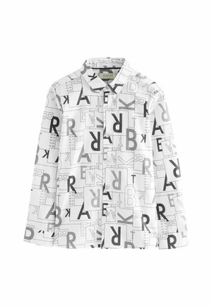 REGULAR FIT - WHITE PRINTED - Pluus - white