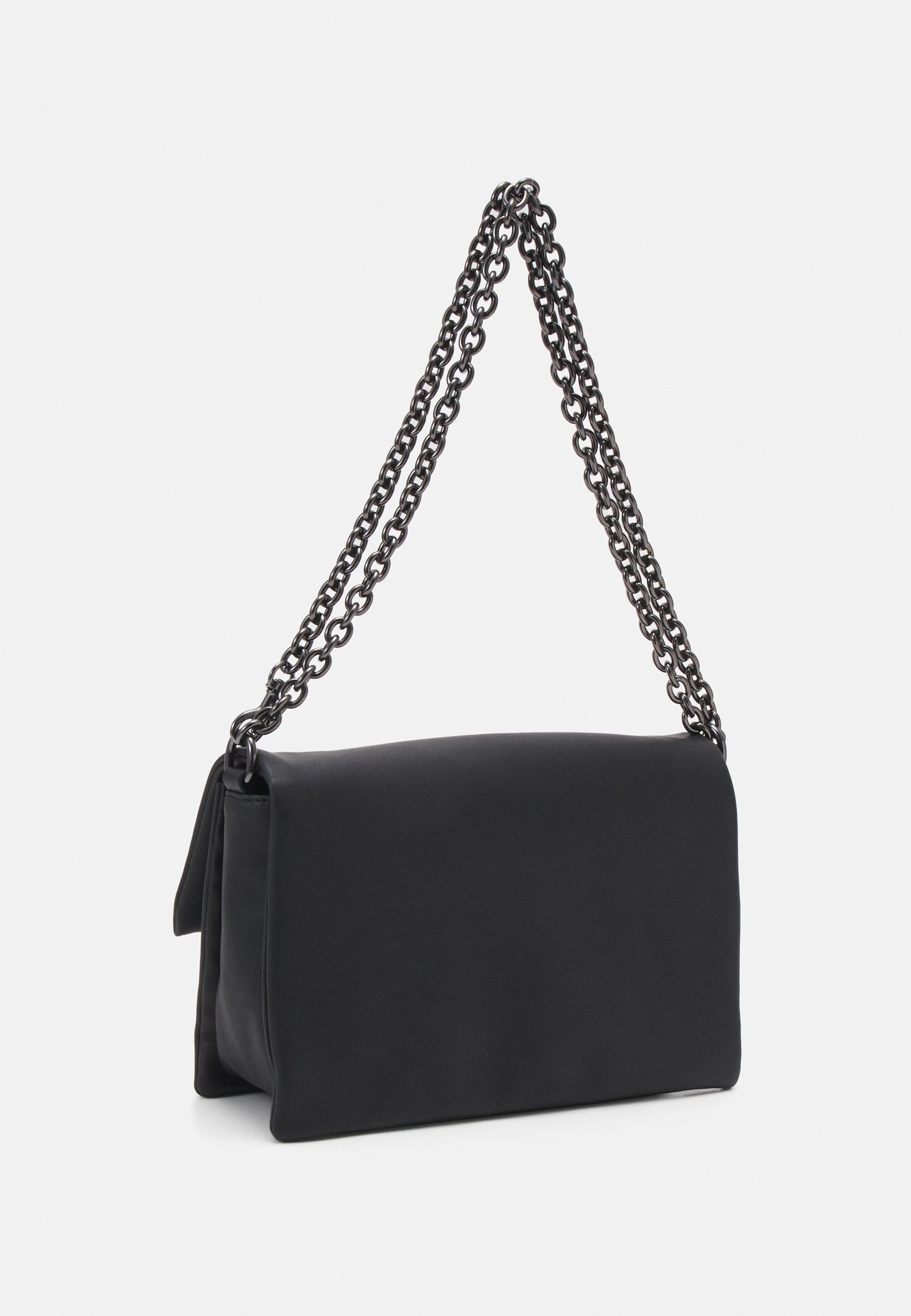 Calvin Klein Jeans MICRO MONO CHAIN FLAP - Cross body bag