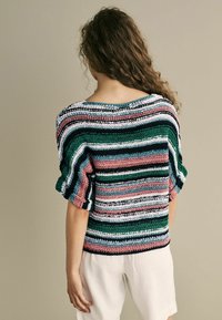 Next SHORT SLEEVE STITCH  - Majica kratkih rukava s printom - multi stripe