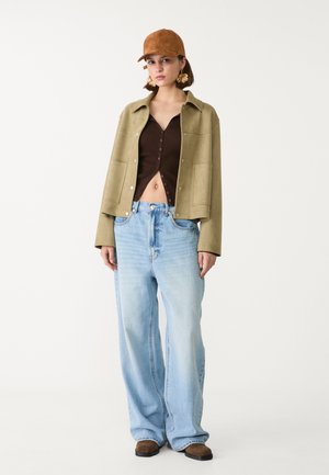 Veste en similicuir - green
