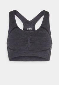 ICANIWILL RUSH SEAMLESS BRA - Vidēja atbalsta sporta krūšturis - graphite