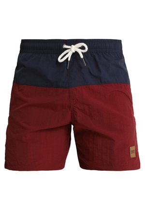 Urban Classics Swimming shorts - navy/burgundy