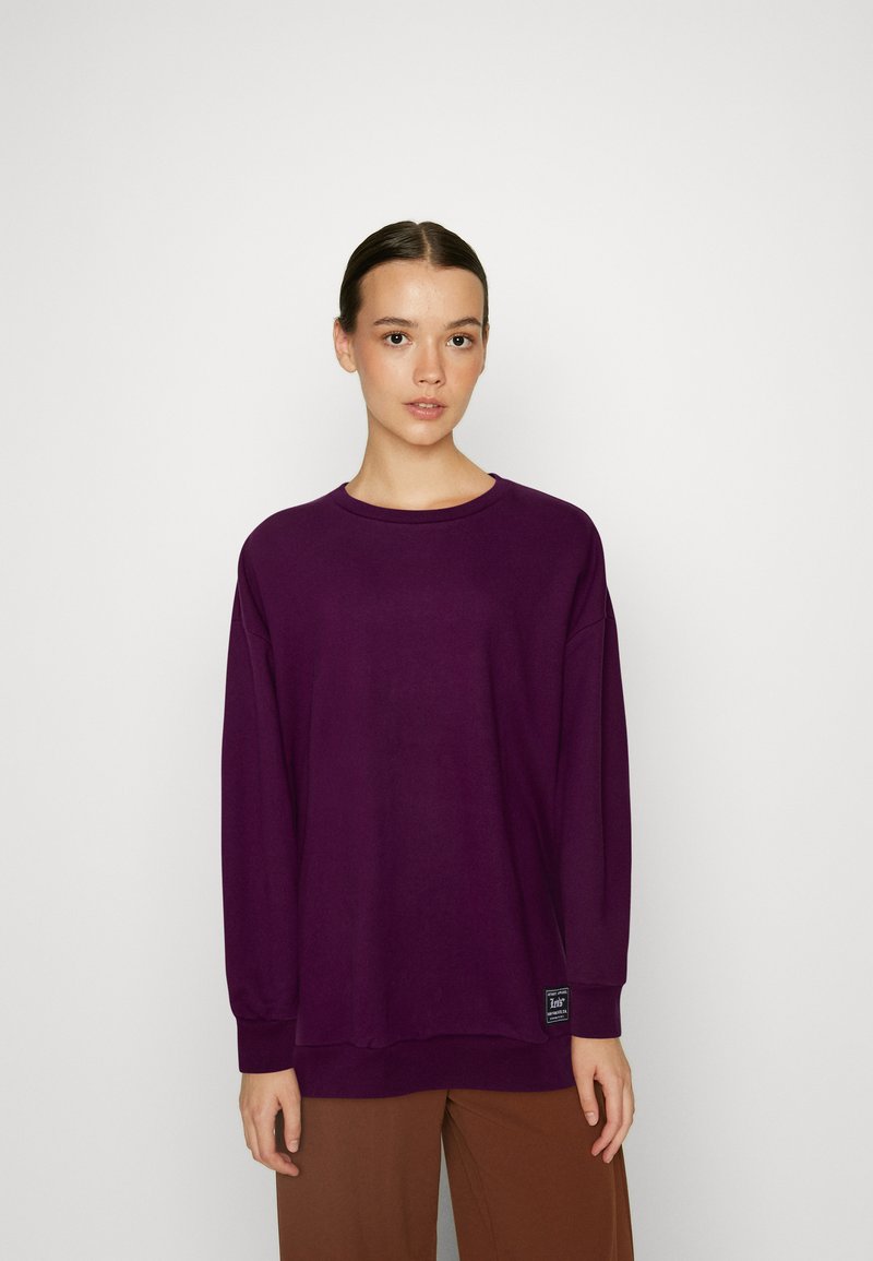 Levi's® - GRAPHIC PRISM CREW - Sweatshirt - forest plum, Vergrößern