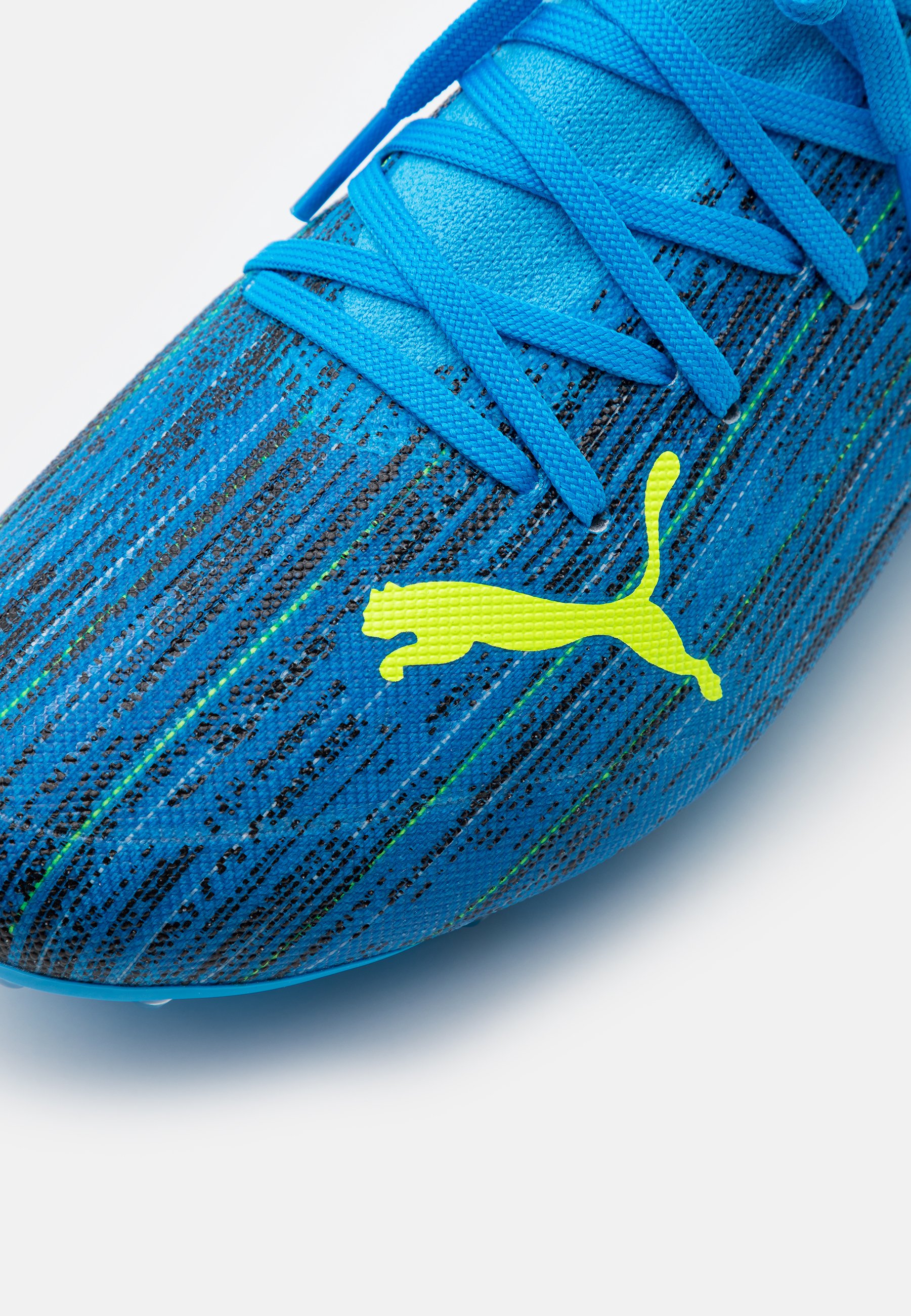 Puma ULTRA 3.2 MG - Botas de fútbol multitacos - energy blue/yellow  alert/azul - Zalando.es