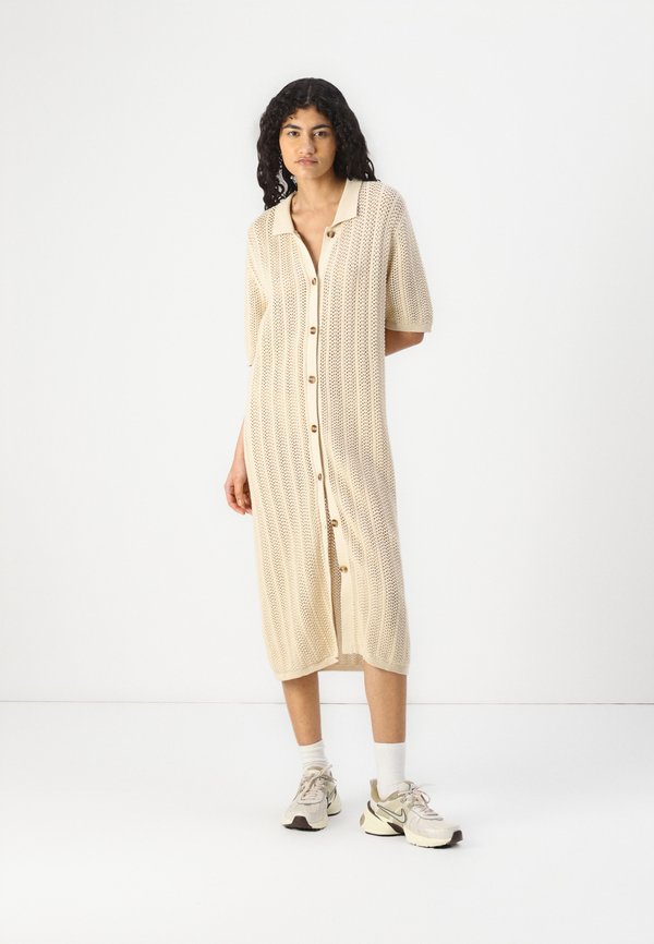 SEASHELL SONG - Shirt dress - parchment3