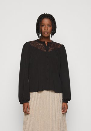 ONLY ONLMETTE BUTTON - Μπλούζα - black