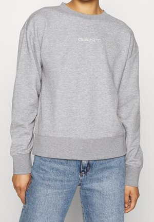 Sweatshirt - mottled light grey