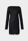 MINI LONG SLEEVE DRESS - Day dress - black