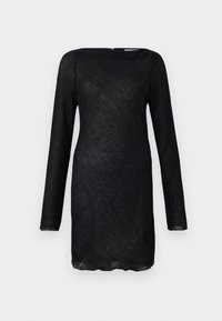 MINI LONG SLEEVE DRESS - Vestido informal - black