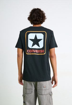 Converse BOX STAR - T-shirt imprimé - black/blue supermoon