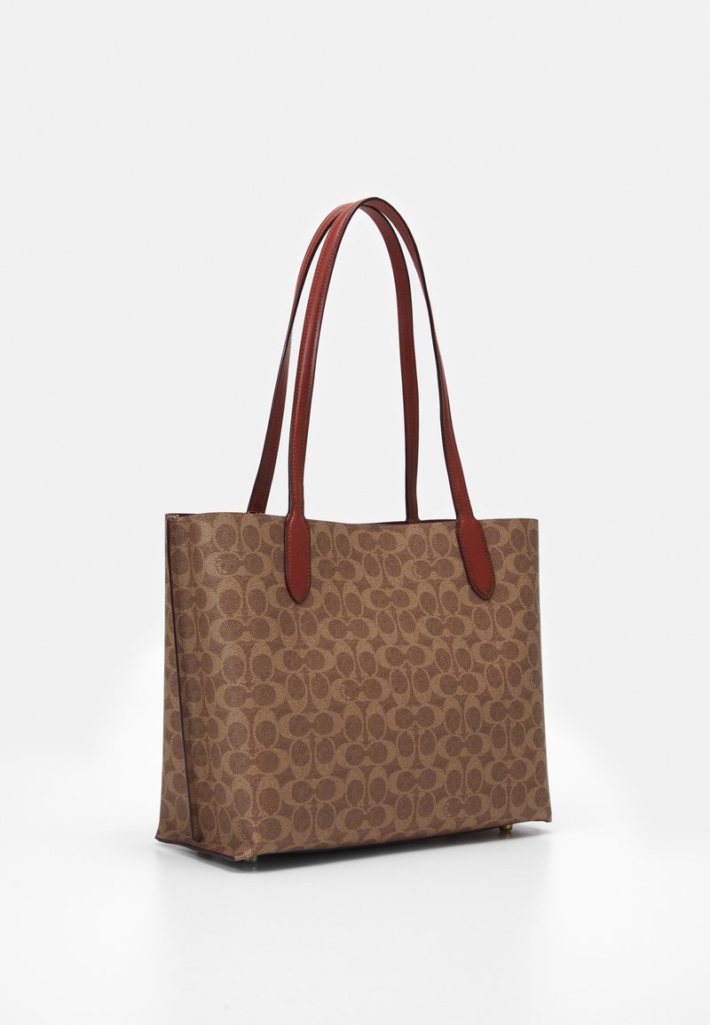 Coach SIGNATURE WILLOW TOTE - Tote bag - tan/brown Coach SIGNATURE WILLOW TOTE - Tote bag - tan/brown