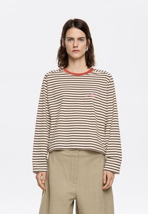 Bimba Y Lola RAYAS - Long sleeved top - marron