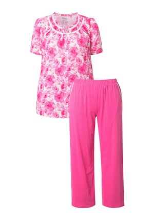 Ulla Popken, PORCELAIN ROSE TWO PIECE PAJAMA SET - Pyžamová sada - pink