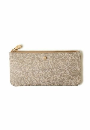 Borbonese CLASSICA FLAT POUCH - Pochette - sabbia