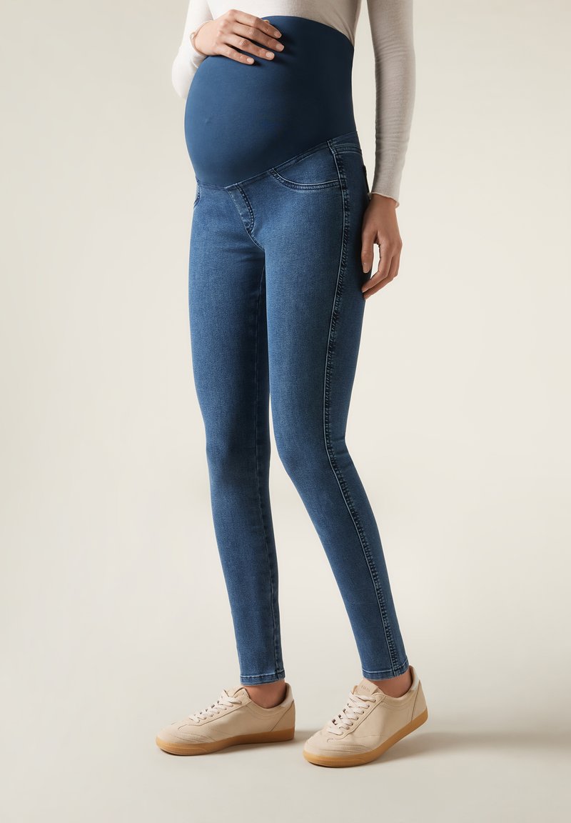 Calzedonia MATERNITY Jeggings blau denim blue/blue-grey Zalando
