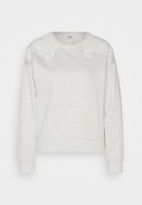 Ausgewählt, light grey melange/white