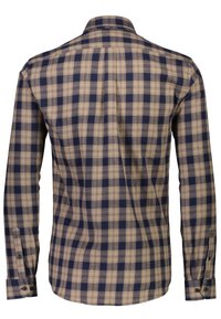 Lindbergh ULTRA SOFT CHECKED LS - Camisa - dk sand