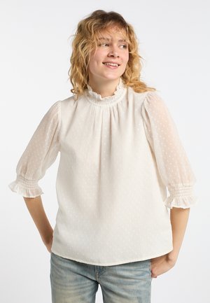 DreiMaster, DREIMASTER BLUSENSHIRT - Blouse - wollweiss