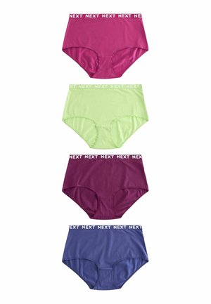 MONO PRINT RICH LOGO KNICKERS FOUR PACK - Tanga - pink purple green