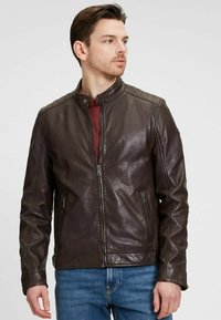 Mauritius GMBRODY LASV - Giacca di pelle - dark brown