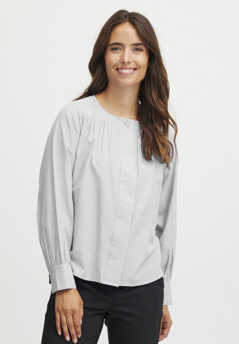 Fransa FRHALI - Bluse - blanc de blanc