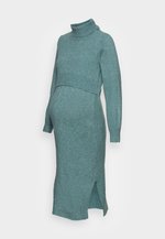 MAMALICIOUS Umstandskleid Strickkleid - Mit Stillfunktion & Rollkragen
