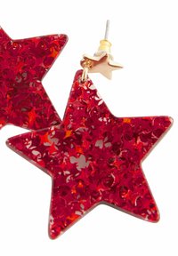 Next CHRISTMAS GLITTER STAR DROP - Øreringe - red