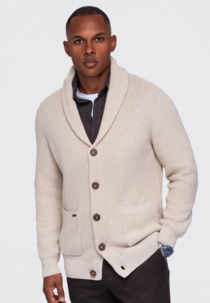 Ombre, CARDIGAN OM-SWCD-0200 - Chaqueta de punto - light-beige