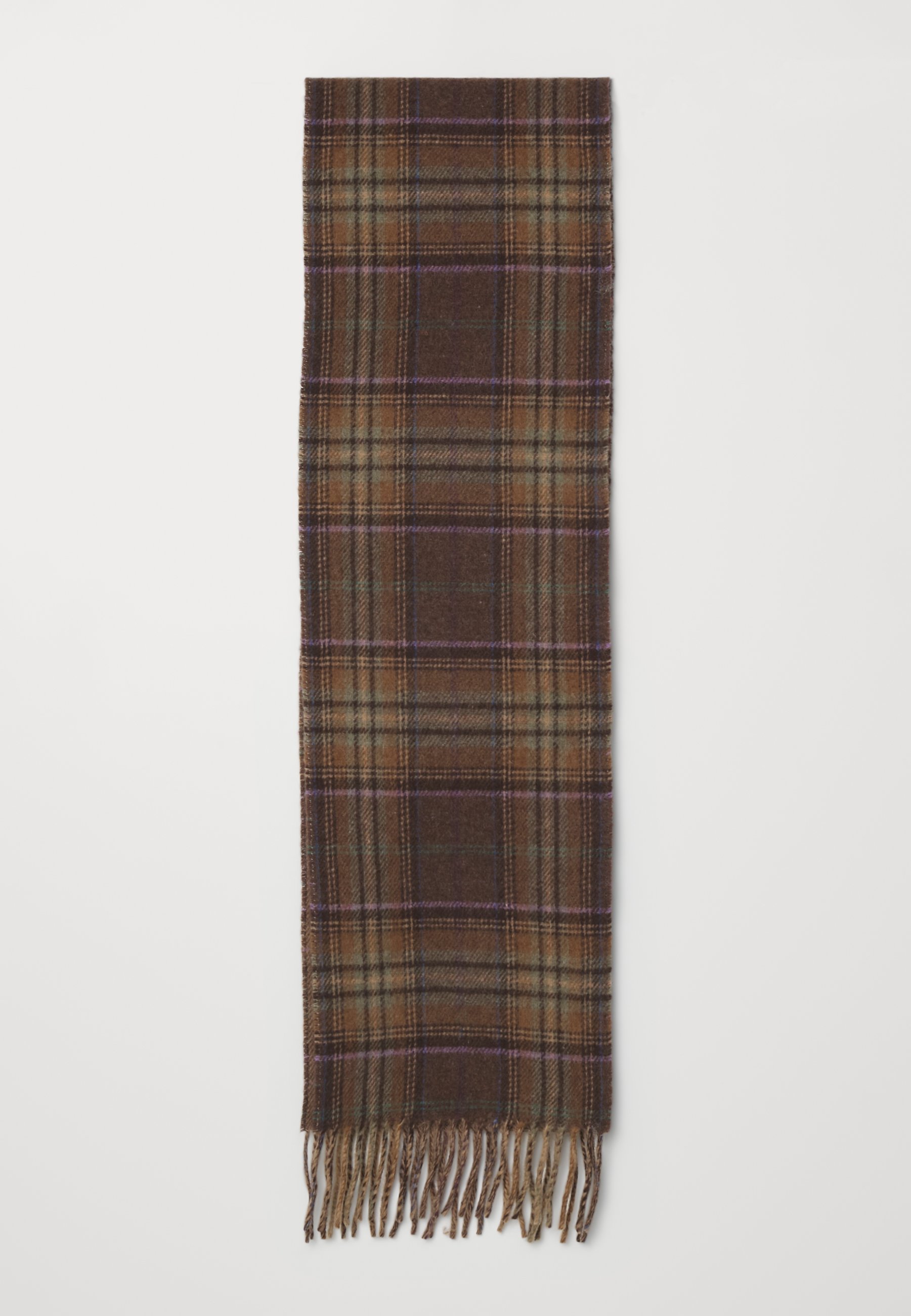 Polo Ralph Lauren REVERSIBLE PLAID WOOL BLEND SCARF Sjaal dark