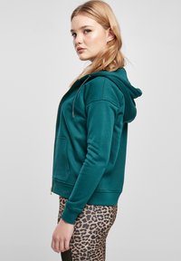 Urban Classics HOODY - Majica s kapuljačom i patentnim zatvaračem - jasper