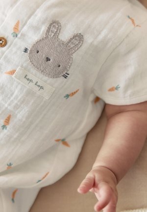 Next, REGULAR FIT - ROMPER  - Lühikeste varrukatega bodi - white bunny