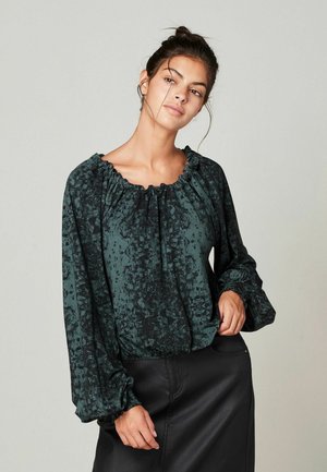 Blouse - blue print