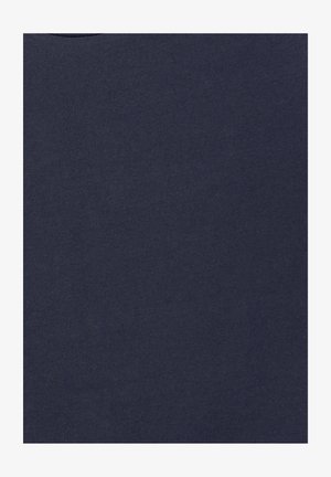 PULL&BEAR, BASIC-SHIRT IM MUSCLE-FIT - Základné tričko - mottled dark blue