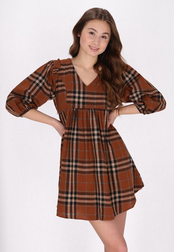 Freizeitkleid - braun