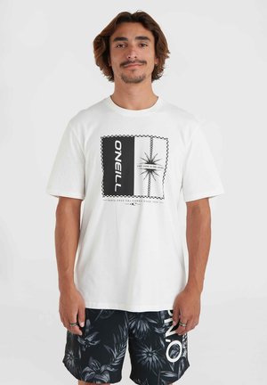 MIX MATCH PALM - T-shirt print - snow white