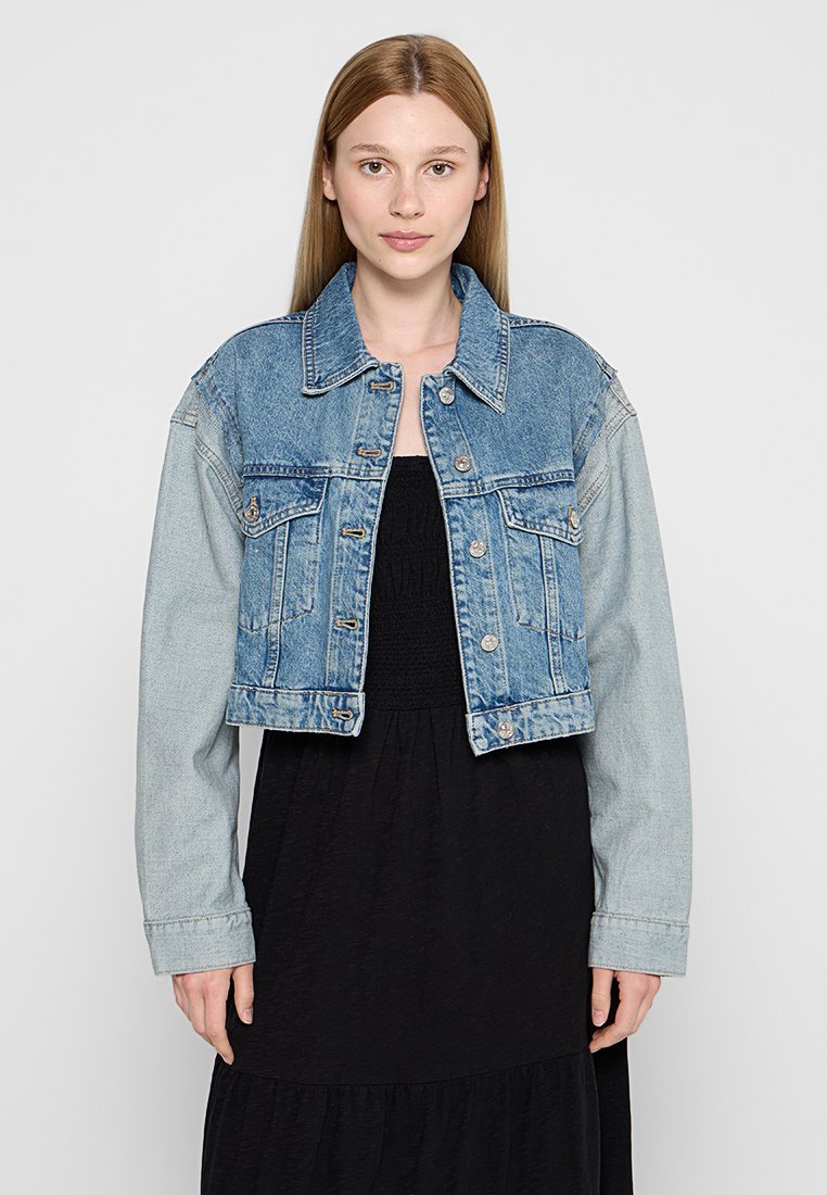 Mango Spijkerjas blauw