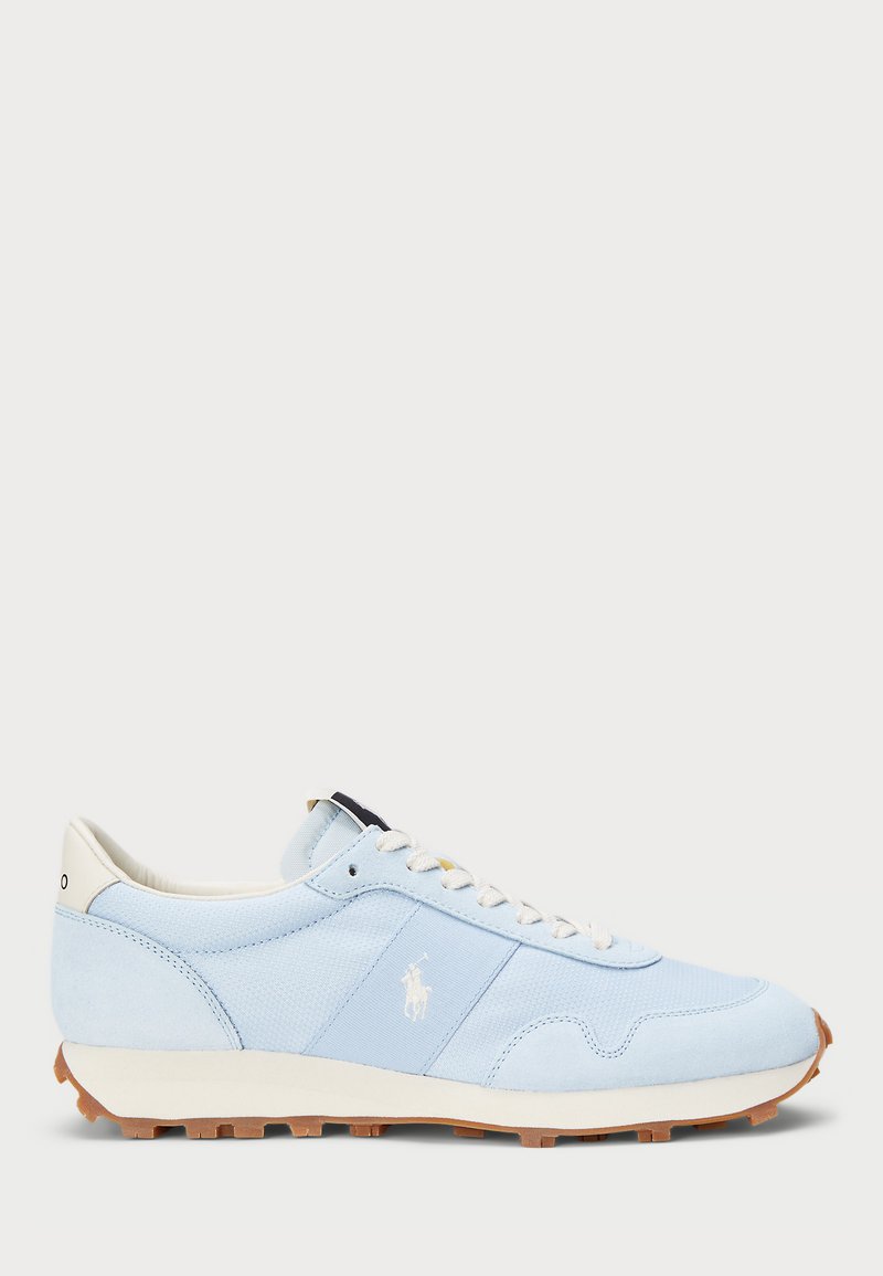 Polo Ralph Lauren TRAIL 125 SUEDE-MESH SNEAKER - Joggesko - cold spring/ecru