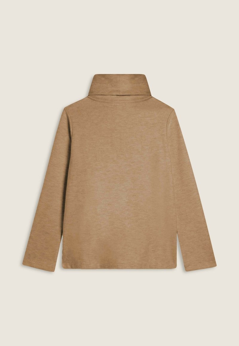 Felpa Con Zip E Collo Alto In Pile Riciclato - Design Asimmetrico Utility, Comoda Per Autunno E Inverno