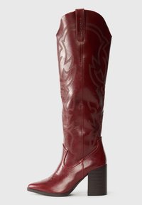 BEAUU - Bottes de cowboy / motard - red