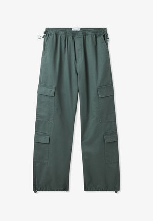 Terranova PARACHUTE - Pantaloni cargo - verde scuro
